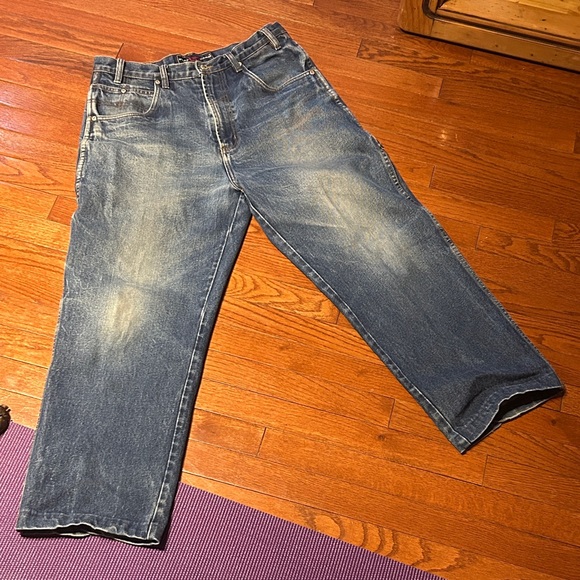 Phat Farm Pre Y2K Baggy High Rise Zip Fly Jeans - Picture 8 of 10